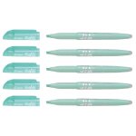 Pilot lot de 5 surligneurs frixion light soft effa�able vert pastel
