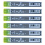 Pilot lot de 6 etuis de 12 mines qualit trs rsistante 0, 7 mm ppl - 7 - 2b - bg