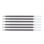 Pilot lot de 6 recharges pour stylo  bille acroball brfv - 10m pointe moyenne noir