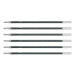 Pilot lot de 6 recharges stylo bille rfns - gg pte moyenne noir