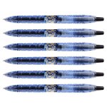 Pilot lot de 6 stylos bille a encre gel b2p pte fine 0, 5 mm tracé 0, 3 mm noir Pilot lot de 6 stylos bille a encre gel b2p pte fine 0, 5 mm tracé 0, 3 mm noir