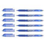 Pilot lot de 6 stylos roller frixion ball 05 pointe fine bleu