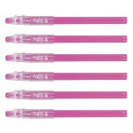 Pilot lot de 6 stylos roller frixion ball sticks 07 pointe moyenne rose