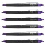 Pilot lot de 6 stylos roller frixion point clicker pointe fine violet Pilot lot de 6 stylos roller frixion point clicker pointe fine violet