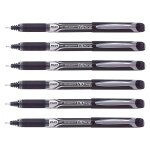 Pilot lot de 6 stylos roller hi - tec v10 grip pointe aiguille noir