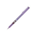 Pilot lot de 6 stylos roller hi - tecpoint v5, violet