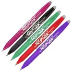 Pilot frixion ball roller effa�able pointe 0, 7 mm noir / rouge / vert / violet / rose