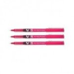 Pilot - hi - tecpoint bx - v5 - stylo roller pointe tubulaire 0, 5 mm - encre liquide rouge - lot de ...