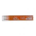 Pilot pochette de 3 recharges pour roller frixion ball pointe moyenne (0, 7 mm). encre orange Pilot pochette de 3 recharges pour roller frixion ball pointe moyenne (0, 7 mm). encre orange