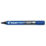 Pilot sca - 100 - l marqueur ind�l�bile pointe ogive bleu