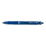 Pilot stylo bille acroball clip plastique, pointe moyenne, coloris bleu