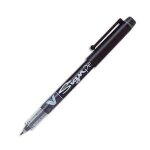 Pilot stylo feutre pointe en nylon largeur de trait 0, 6 mm encre liquide noire v - sign pen