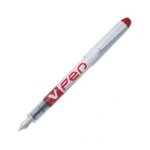 Pilot stylo a plume jetable largeur de trait 0, 4 mm encre liquide rouge v - pen
