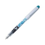 Pilot stylo a plume jetable largeur de trait 0, 4 mm encre liquide turquoise v - pen