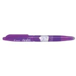 Pilot stylo roller frixion ball 07 fancy winter, violet ecriture bleue