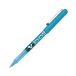 Pilot stylo roller pointe m�tal 0, 5 mm encre liquide turquoise v - ball 05