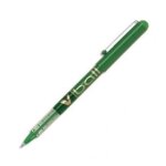 Pilot stylo roller pointe m�tal 0, 7 mm encre liquide verte v - ball 07