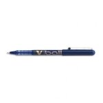 Pilot stylo roller pointe mtal 1, 0 mm encre liquide bleue v - ball 10