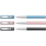 Pina colada stylo plume avec 3 cartouches d'encre standard, 3 couleurs assorties, 1 pi�ce ¿ couleur ...