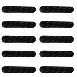 Pinces antid�rapantes pour tapis - 10 pi�ces noir 2mm d'�paisseur lavables