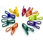 Pinces a chips, pinces en acier revtues de pvc pour emballage alimentaire, sacs a chips, vtements, ...