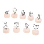 Pinces a notes en bois aux motifs uniques pour photos, m�mos et cartes ¿ id�ales pour les ev�nements ...