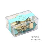 Pince a reliure s�rie bleu clair, clips m�talliques, trombones, accessoires de bureau, fournitures de ...