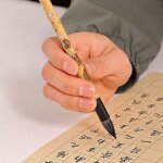 Pinceau mixte de calligraphie chinoise, 3xue, fait a la main, pour les etudiants, kanji