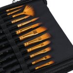 Pinceaux a peinture d'artiste professionnels a large pointe, pinceaux a cheveux en nylon, ensemble de ... Pinceaux a peinture d'artiste professionnels a large pointe, pinceaux a cheveux en nylon, ensemble de ...