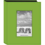 Pioneer album photo avec cadre cousu 17, 8 x 22, 9 cm 200 pochettes rose vif