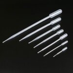 Pipettes compte - gouttes en plastique jetables 100 pices / sac, transfert de pipettes gradues, fournitures ...