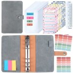 Planificateur de budget binder - a6, m�thode d'enveloppe d'argent, pour planificateur annuel, pliable ...