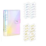 Planificateur de couverture de carnet de notes en pvc, organisateur de reliure de budget, classeur de ...