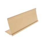 Plaque porte - nom en alliage d'aluminium, signe dor� et argent�, pour bureau et ecole, 9x24cm, q1jc
