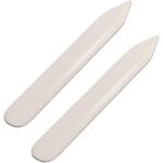 Plioir en os v�ritable pour le travail du cuir, la reliure et le papier ¿ 20, 5 x 2, 4 cm, outil durable ...
