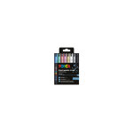 Pochette 8 marqueurs posca - pc1mr - couleurs basiques - pointe extra fine - 0, 7mm