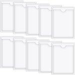 Pochettes adhésive transparente, 12pcs pochette autocollante, poches pour cartes de visite autocollantes ... Pochettes adhésive transparente, 12pcs pochette autocollante, poches pour cartes de visite autocollantes ...