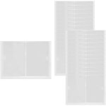 Pochettes adhsive transparente, 16 pcs porte - etiquettes autocollants 15. 5 * 21. 8cm, pochette autocollant, ...