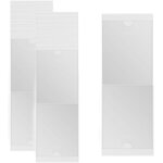 Pochettes adhsive transparente, 16 pcs porte - etiquettes autocollants 15. 5 * 21. 8cm, pochette autocollant, ...