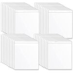Pochettes adh�sive transparente, 40 pcs porte - etiquettes autocollants, visite autocollantes en plastique ...