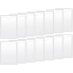 Pochettes autocollantes, 14 pi�ces, pochettes horizontales transparentes pour cartes, porte - etiquettes, ...