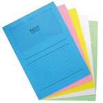 Pochette coin papier fenetre assorti - paquet de 10