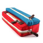 Pochette a crayons 3 couches premium, fermeture a glissi�re, joli sac a crayons, sac de toilette de voyage ...