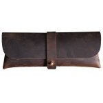 Pochette pour crayon en cuir premium, porte - stylo pag, simple et portable, pour papeterie, nouveaut� ...