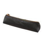 Pochette el�gante en cuir color� pour stylos, mini etui en cuir pour stylos a plume, sac de papeterie ...