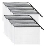 Pochette a fermeture eclair en filet, 18 pi�ces, pochette a documents etanche 4a pour fournitures scolaires ...