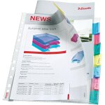 Pochette - intercalaires 8 touches en polypropylne lisse - a4 - 80 ? - transparent