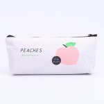 Pochette de maquillage en toile noire, 1 pi�ce, stylo p�che pochette pour crayons, papeterie scolaire, ...