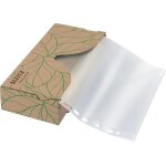 Pochettes perfores & distributeur, lot de 40 pochettes plastiques a4 dans des classeurs, plastique 100% ...