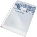 Pochettes plastique perfores a4, matire lisse transparente, ouverture sur le haut, polypropylne 55 ...